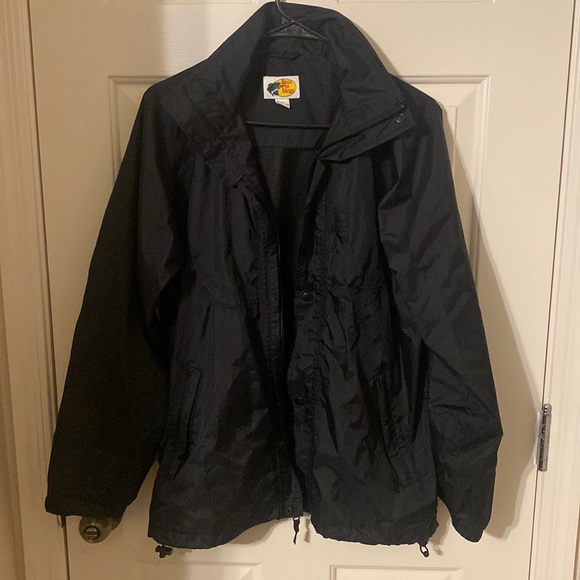 Bass Pro Rain/windbreaker Men’s Small Black - Picture 1 of 9